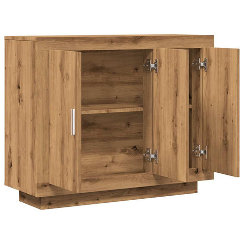 vidaXL Sideboard Artisan-Eiche 92x35x75 cm Holzwerkstoff