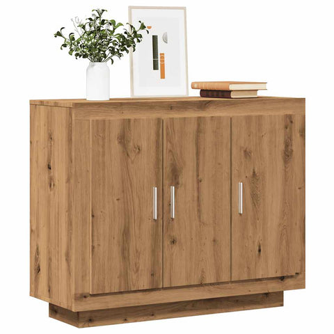 vidaXL Sideboard Artisan-Eiche 92x35x75 cm Holzwerkstoff