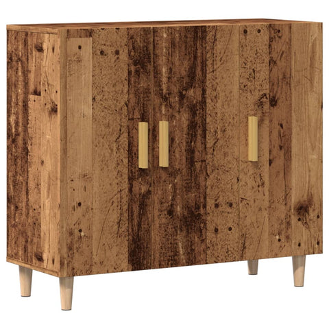 vidaXL Sideboard Altholz-Optik 90x34x80 cm Holzwerkstoff