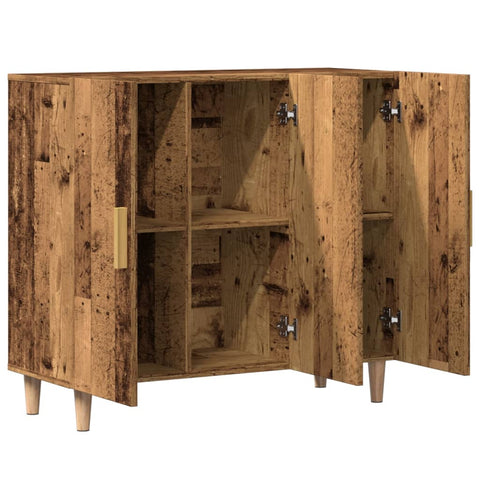 vidaXL Sideboard Altholz-Optik 90x34x80 cm Holzwerkstoff