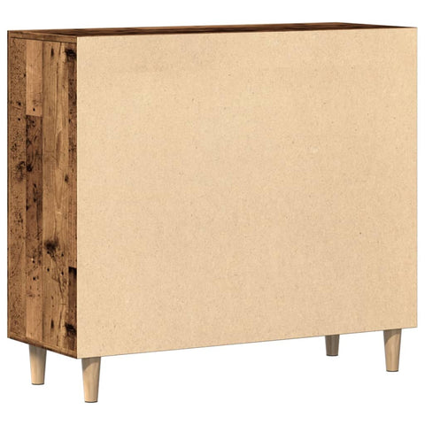 vidaXL Sideboard Altholz-Optik 90x34x80 cm Holzwerkstoff