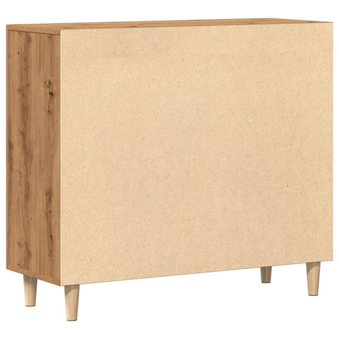 vidaXL Sideboard Artisan-Eiche 90x34x80 cm Holzwerkstoff