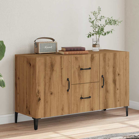 vidaXL Sideboard Artisan-Eiche 100x36x60 cm Holzwerkstoff