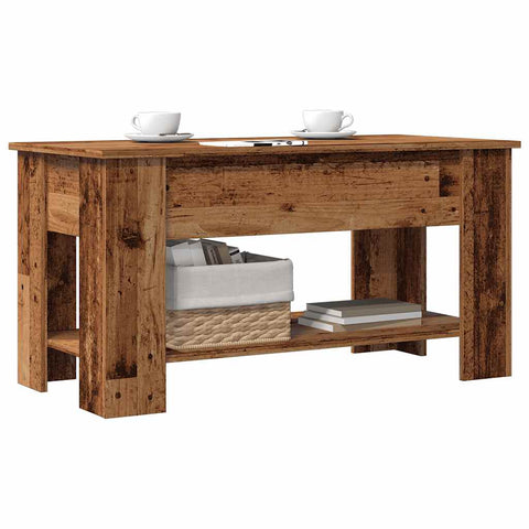 vidaXL Couchtisch Altholz-Optik 101x49x52 cm Holzwerkstoff