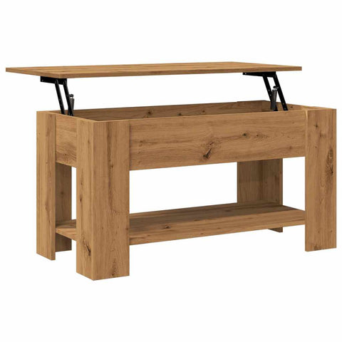 vidaXL Couchtisch Artisan-Eiche 101x49x52 cm Holzwerkstoff