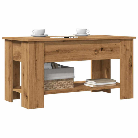 vidaXL Couchtisch Artisan-Eiche 101x49x52 cm Holzwerkstoff