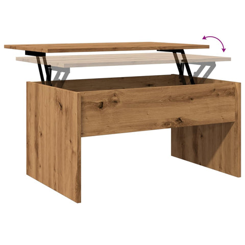 vidaXL Couchtisch Artisan-Eiche 80x50,5x41,5 cm Holzwerkstoff