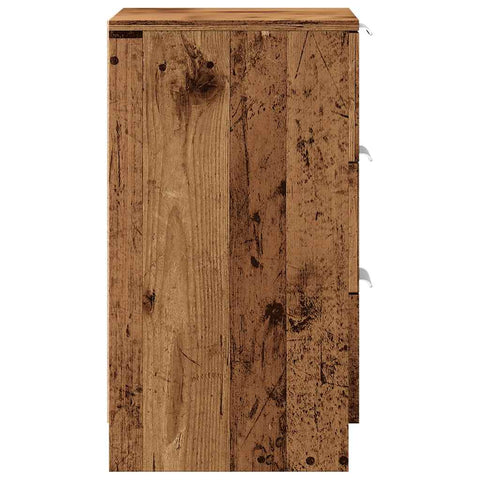 vidaXL Nachttisch Altholz-Optik 40x36x65 cm Holzwerkstoff