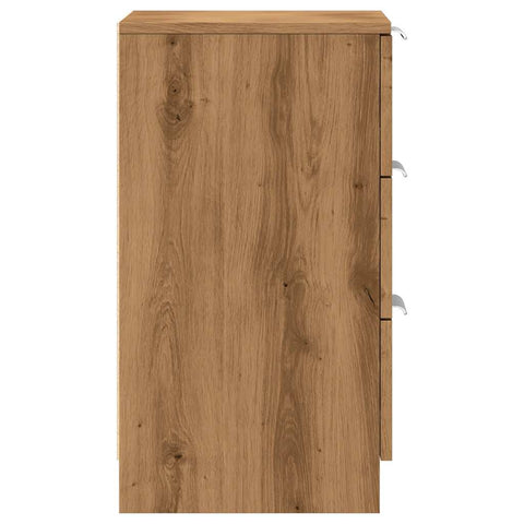 vidaXL Nachttisch Artisan-Eiche 40x36x65 cm Holzwerkstoff