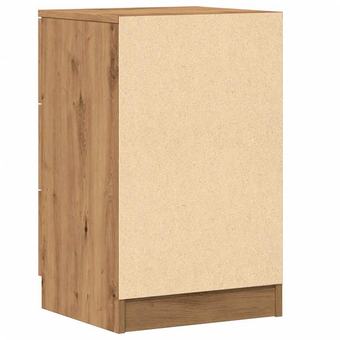 vidaXL Nachttisch Artisan-Eiche 40x36x65 cm Holzwerkstoff