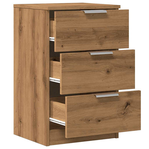 vidaXL Nachttisch Artisan-Eiche 40x36x65 cm Holzwerkstoff