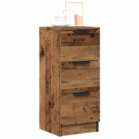 vidaXL Sideboard Altholz-Optik 30x30x70 cm Holzwerkstoff