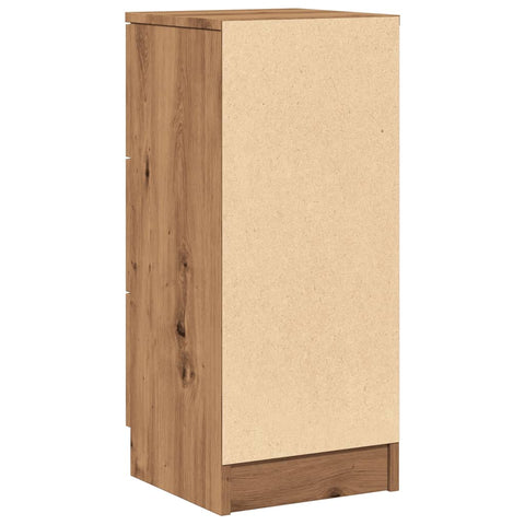 vidaXL Sideboards 2 Stk. Artisan-Eiche 30x30x70 cm Holzwerkstoff