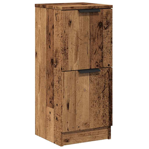 vidaXL Sideboard Altholz-Optik 30x30x70 cm Holzwerkstoff