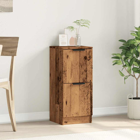 vidaXL Sideboard Altholz-Optik 30x30x70 cm Holzwerkstoff