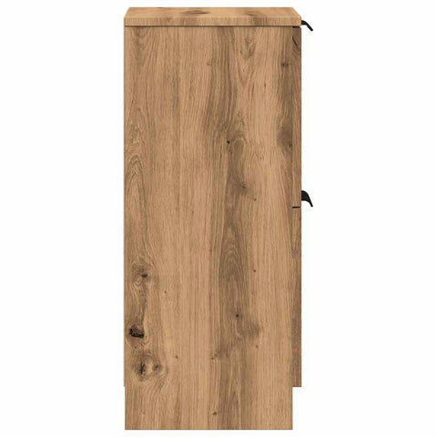 vidaXL Sideboards 2 Stk. Artisan-Eiche 30x30x70 cm Holzwerkstoff