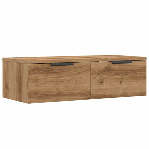 vidaXL Wandschrank Altholz-Optik 68x30x20 cm Holzwerkstoff