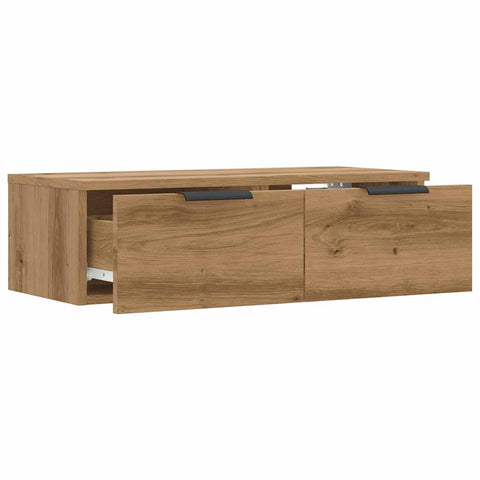 vidaXL Wandschrank Altholz-Optik 68x30x20 cm Holzwerkstoff