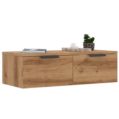 vidaXL Wandschrank Altholz-Optik 68x30x20 cm Holzwerkstoff