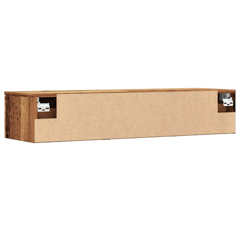 vidaXL Wandschrank Altholz-Optik 102x30x20 cm Holzwerkstoff