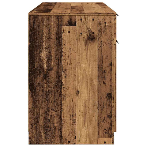 vidaXL Schreibtisch Altholz-Optik 100x50x75 cm Holzwerkstoff