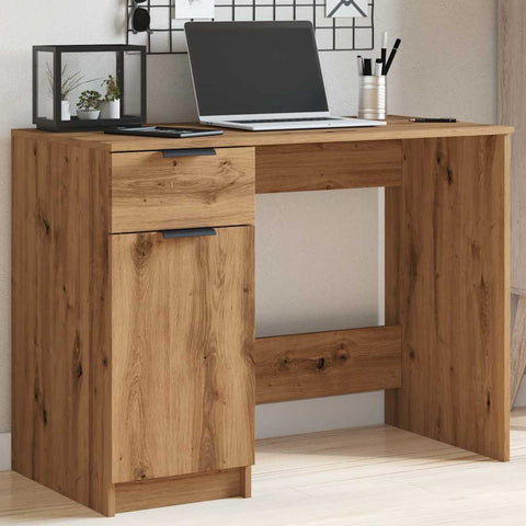 vidaXL Schreibtisch Artisan-Eiche 100x50x75 cm Holzwerkstoff