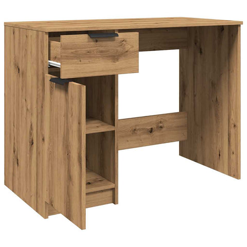 vidaXL Schreibtisch Artisan-Eiche 100x50x75 cm Holzwerkstoff