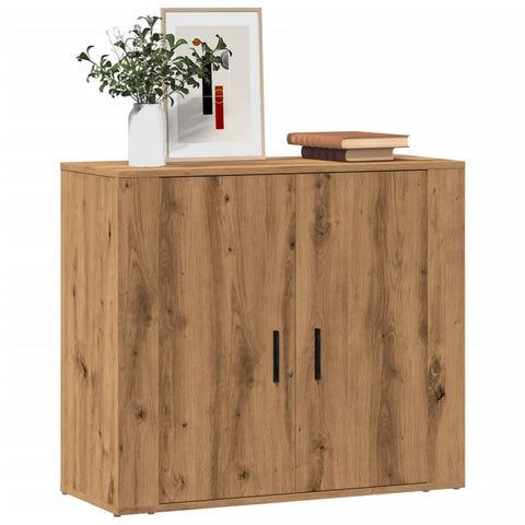 vidaXL Sideboard Artisan-Eiche 80x33x70 cm Holzwerkstoff