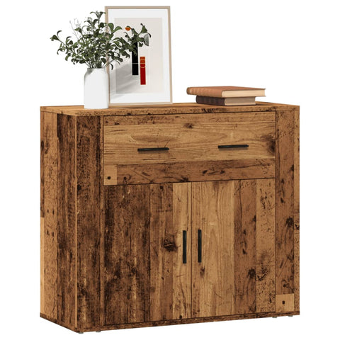 vidaXL Sideboard Altholz-Optik 80x33x70 cm Holzwerkstoff