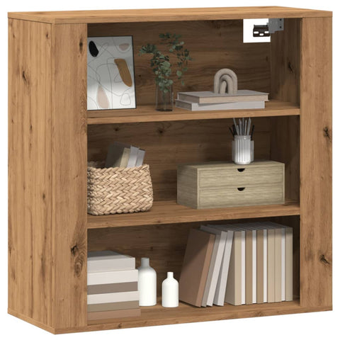 vidaXL Wandschrank Artisan-Eiche 80x33x80 cm Holzwerkstoff