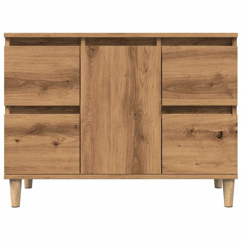 vidaXL Waschbeckenunterschrank Artisan-Eiche 80x33x60 cm Holzwerkstoff