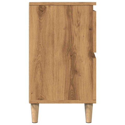 vidaXL Waschbeckenunterschrank Artisan-Eiche 80x33x60 cm Holzwerkstoff