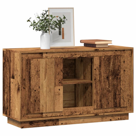 vidaXL Sideboard Altholz-Optik 102x35x60 cm Holzwerkstoff