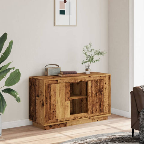 vidaXL Sideboard Altholz-Optik 102x35x60 cm Holzwerkstoff