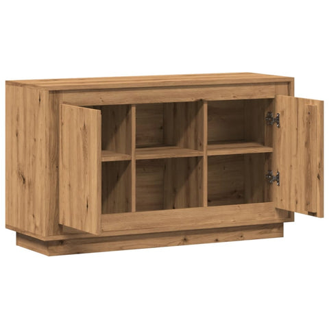 vidaXL Sideboard Artisan-Eiche 102x35x60 cm Holzwerkstoff