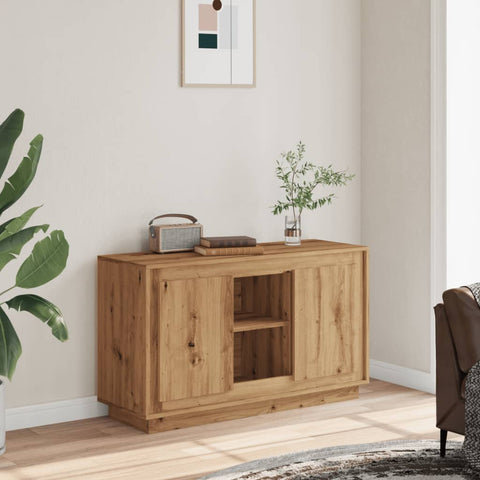 vidaXL Sideboard Artisan-Eiche 102x35x60 cm Holzwerkstoff