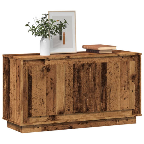 vidaXL Sideboard Altholz-Optik 102x35x55 cm Holzwerkstoff