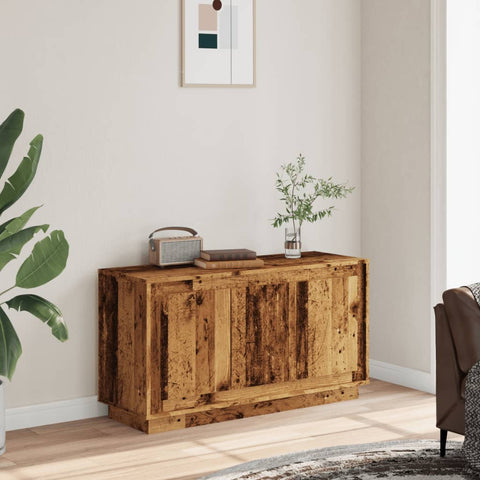 vidaXL Sideboard Altholz-Optik 102x35x55 cm Holzwerkstoff