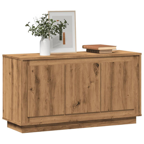 vidaXL Sideboard Artisan-Eiche 102x35x55 cm Holzwerkstoff