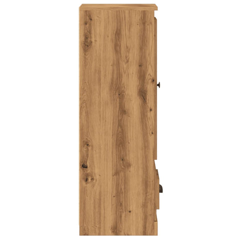 vidaXL Highboard Artisan-Eiche 36x35,5x103,5 cm Holzwerkstoff