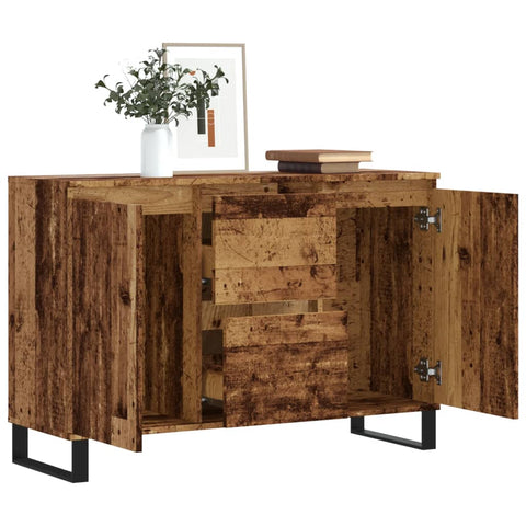 vidaXL Sideboard Altholz-Optik 104x35x70 cm Holzwerkstoff