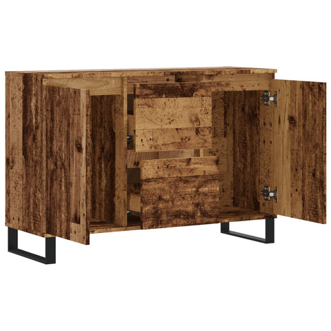 vidaXL Sideboard Altholz-Optik 104x35x70 cm Holzwerkstoff