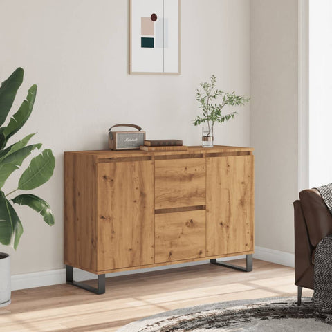 vidaXL Sideboard Artisan-Eiche 104x35x70 cm Holzwerkstoff