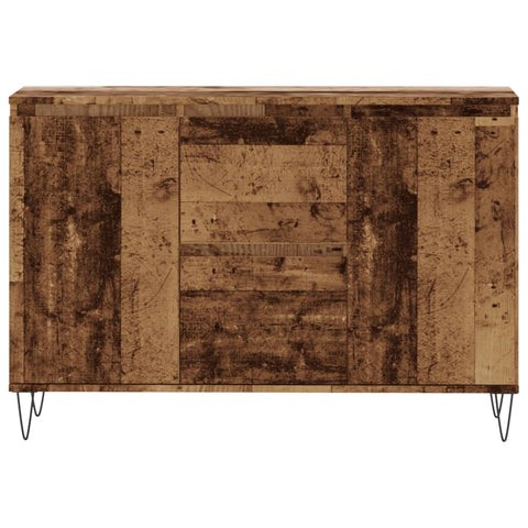 vidaXL Sideboard Altholz-Optik 104x35x70 cm Holzwerkstoff