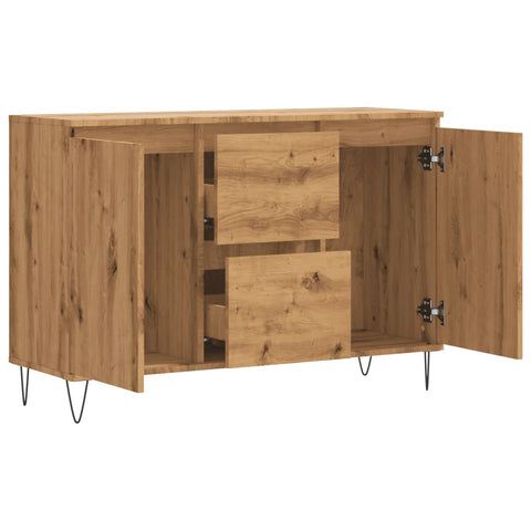 vidaXL Sideboard Artisan-Eiche 104x35x70 cm Holzwerkstoff