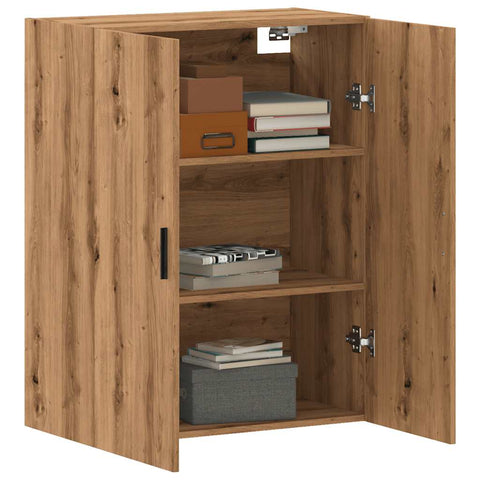 vidaXL Wandschrank Artisan-Eiche 69,5x34x90 cm