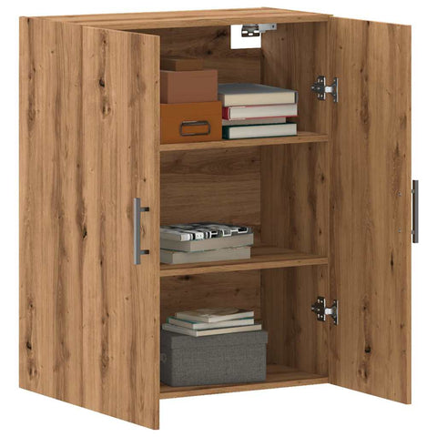 vidaXL Wandschrank Artisan-Eiche 69,5x34x90 cm