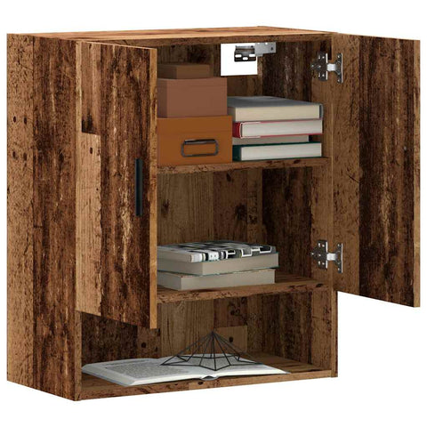 vidaXL Wandschrank Altholz-Optik 60x31x70 cm Holzwerkstoff