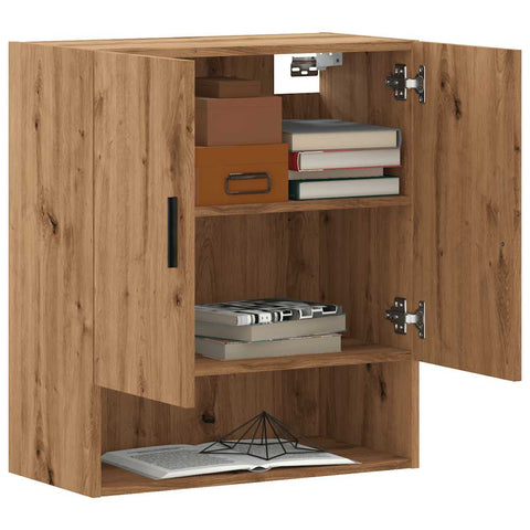 vidaXL Wandschrank Artisan-Eiche 60x31x70 cm Holzwerkstoff