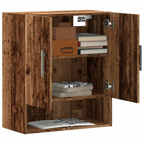 vidaXL Wandschrank Altholz-Optik 60x31x70 cm Holzwerkstoff